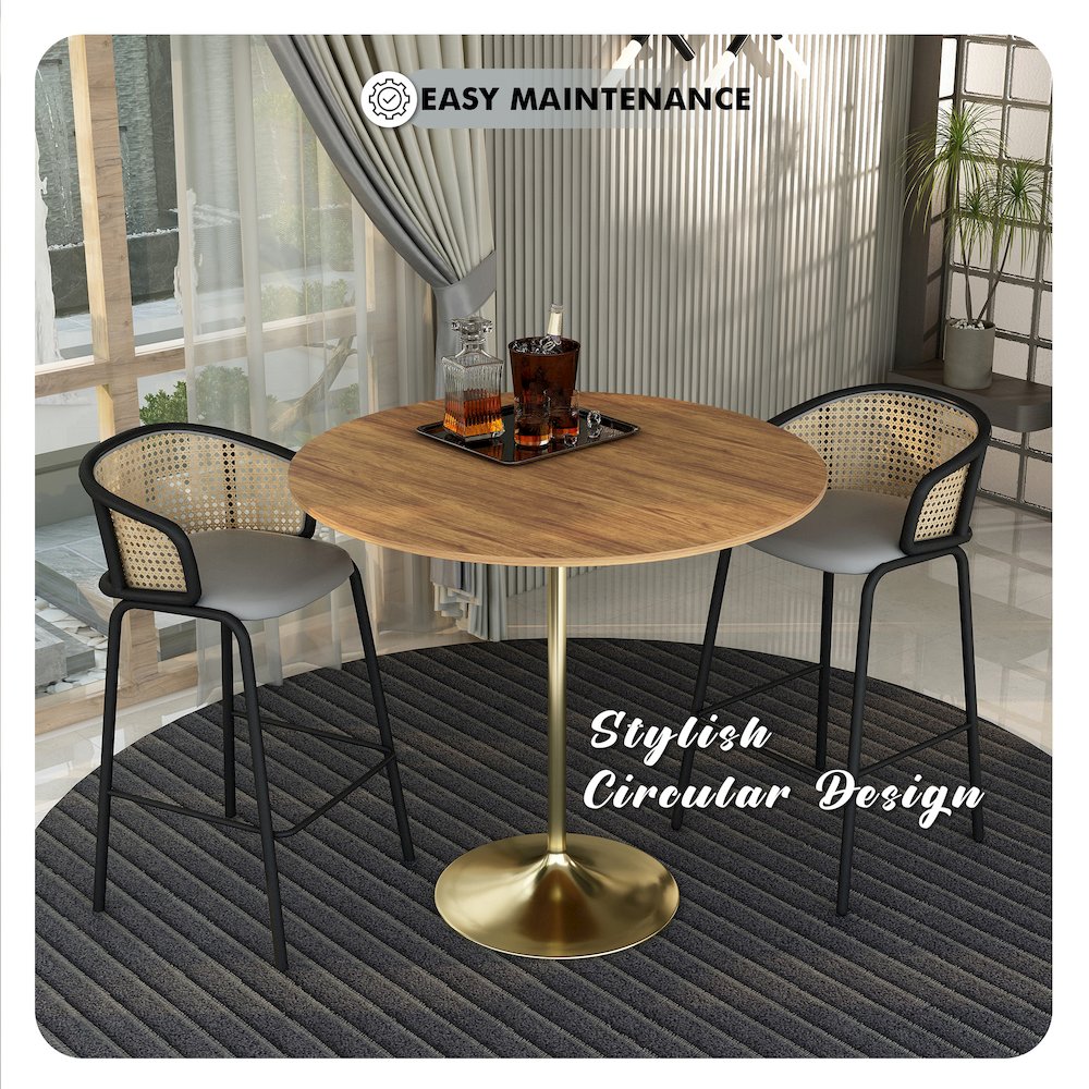 Verve Collection Modern Bar Height Table