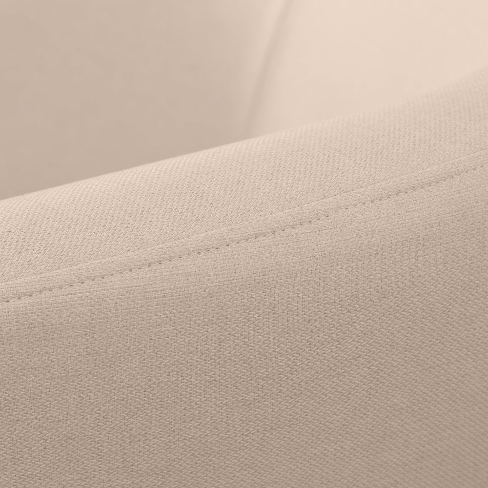Raze Collection Modern Accent Chair in Oatmean Linen