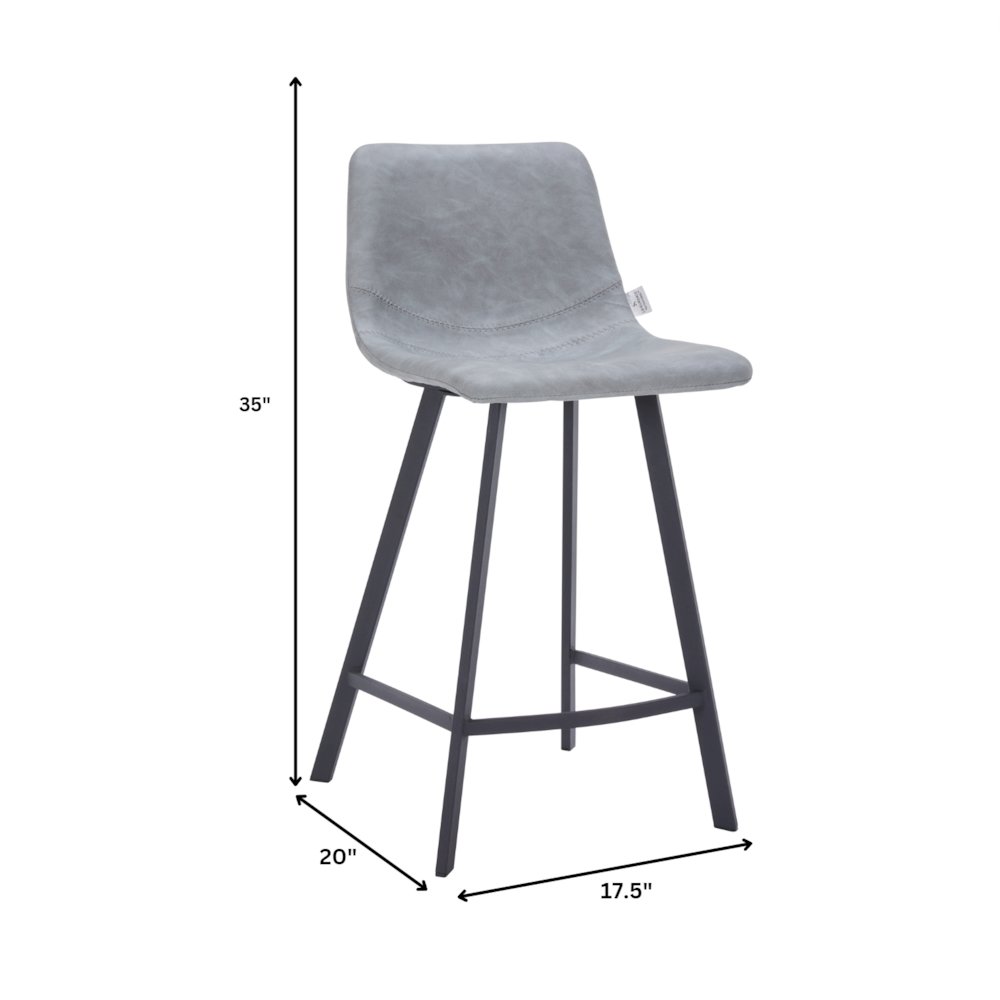 Elland - Counter stool -Light Grey
