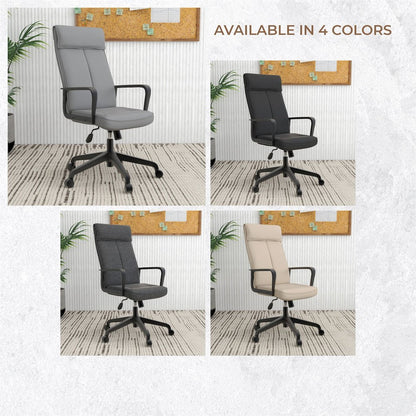 Aiaria Collection Modern Office Chair In Grey