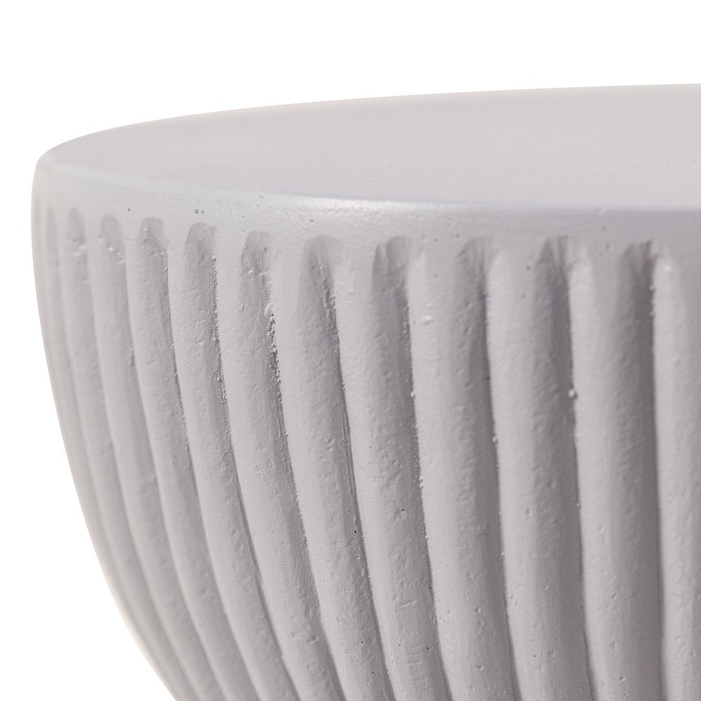 Modern Side End Table Spire Series In Grey