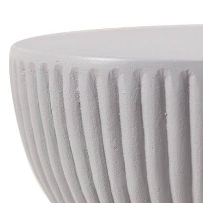 Modern Side End Table Spire Series In Grey
