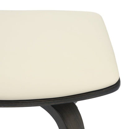 Wooden Counter Stool in Taupe
