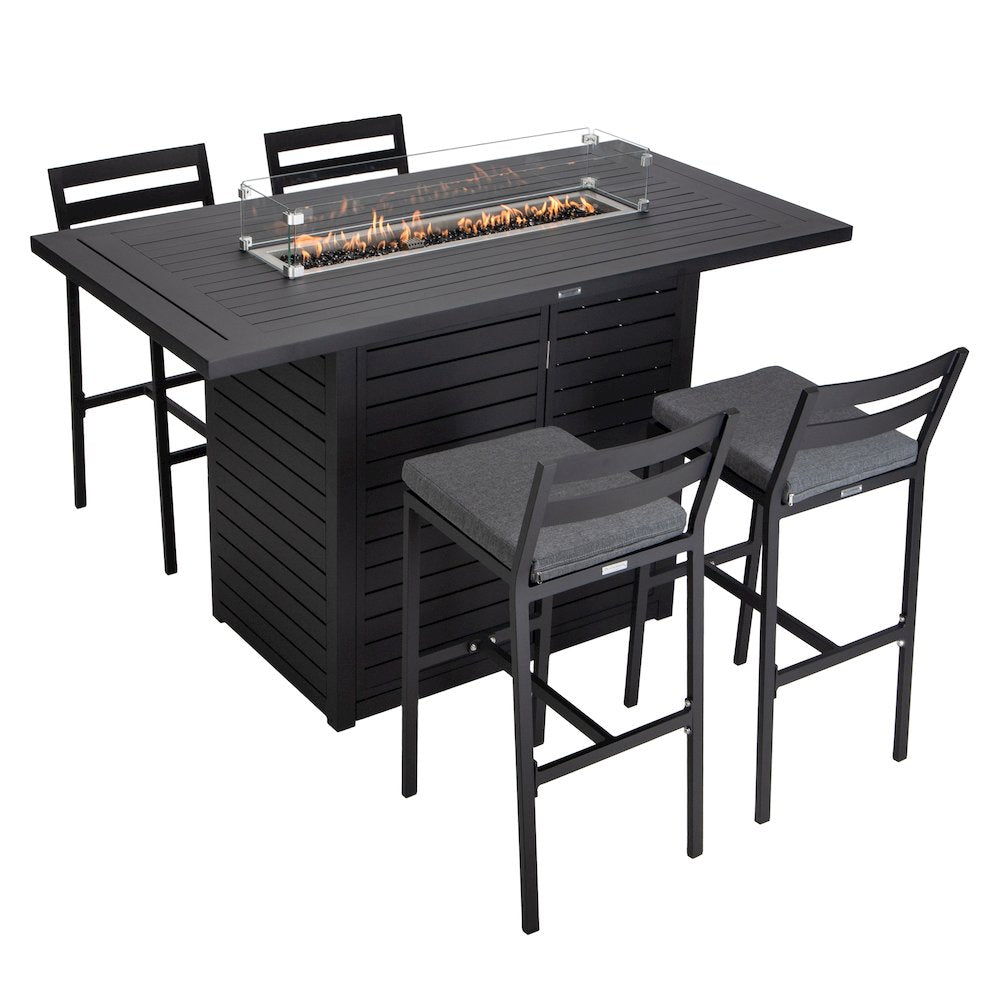 Chelsea Collection Aluminum Outdoor Dining Set
