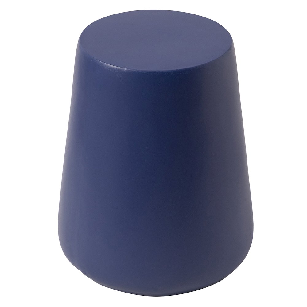 Modern Side End Table Glint Series In Saphire Blue