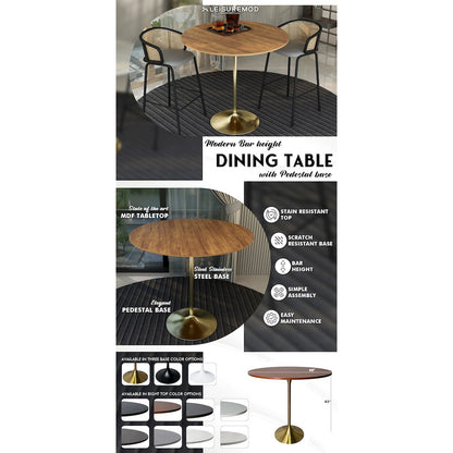 Verve Collection Modern Bar Height Table