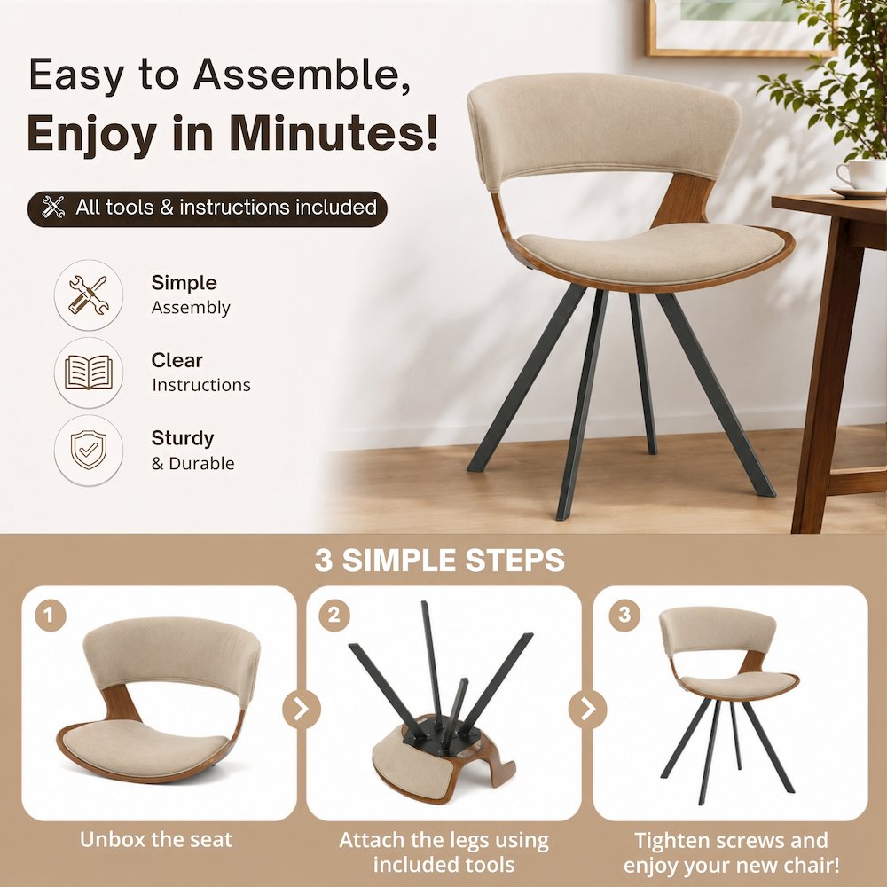 Murray Modern Dining Chair, Set of 2