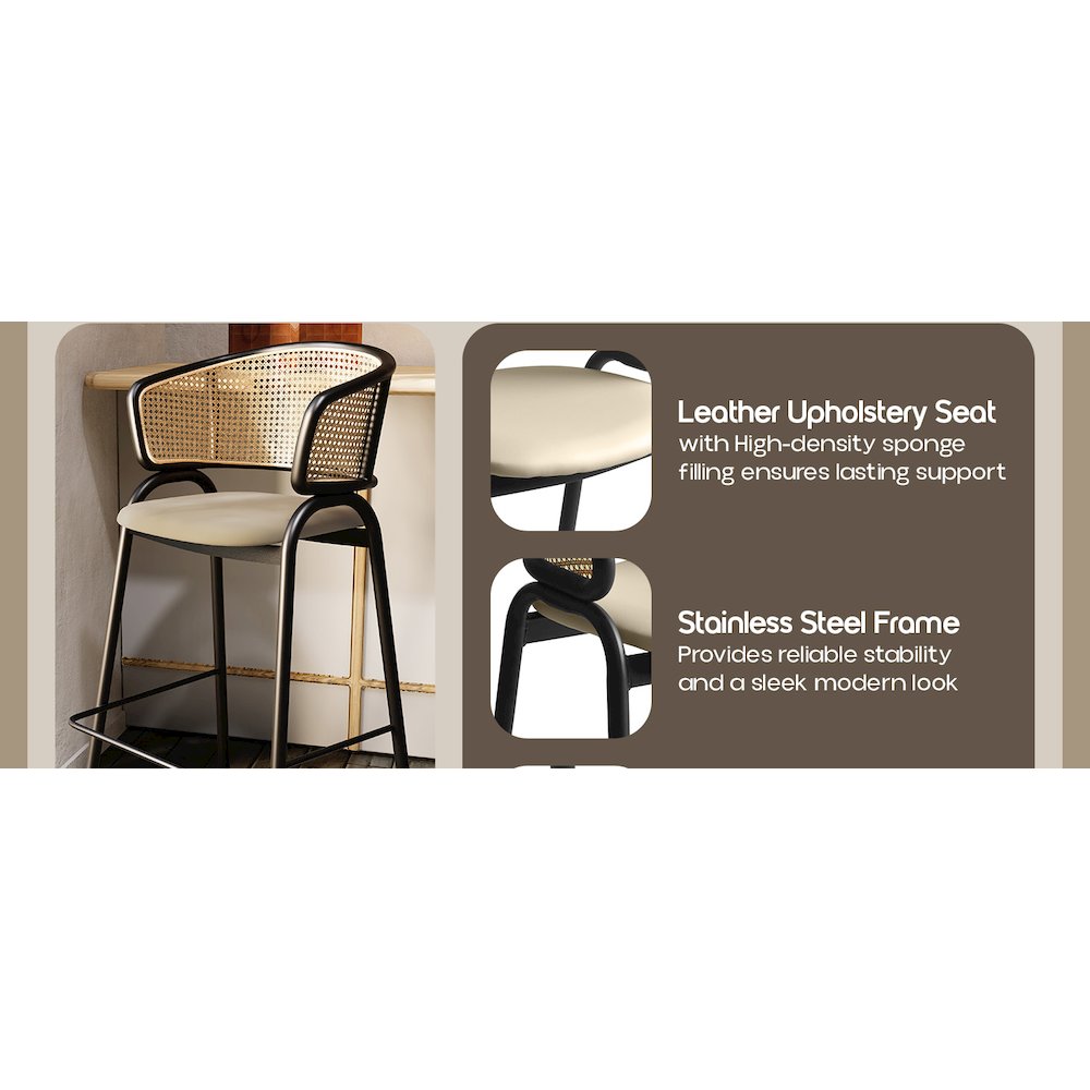 Aleen Office Chair in Dark Brown