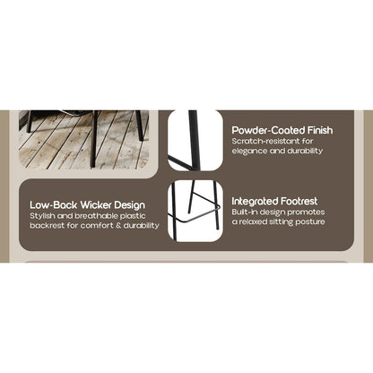 Aleen Office Chair in Dark Brown