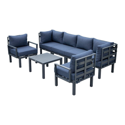Chelsea 7-Piece Patio Sectional And Coffee Table
