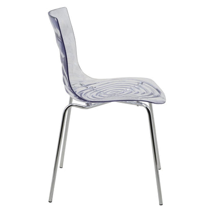 Astor Water Ripple Design Dining Chair