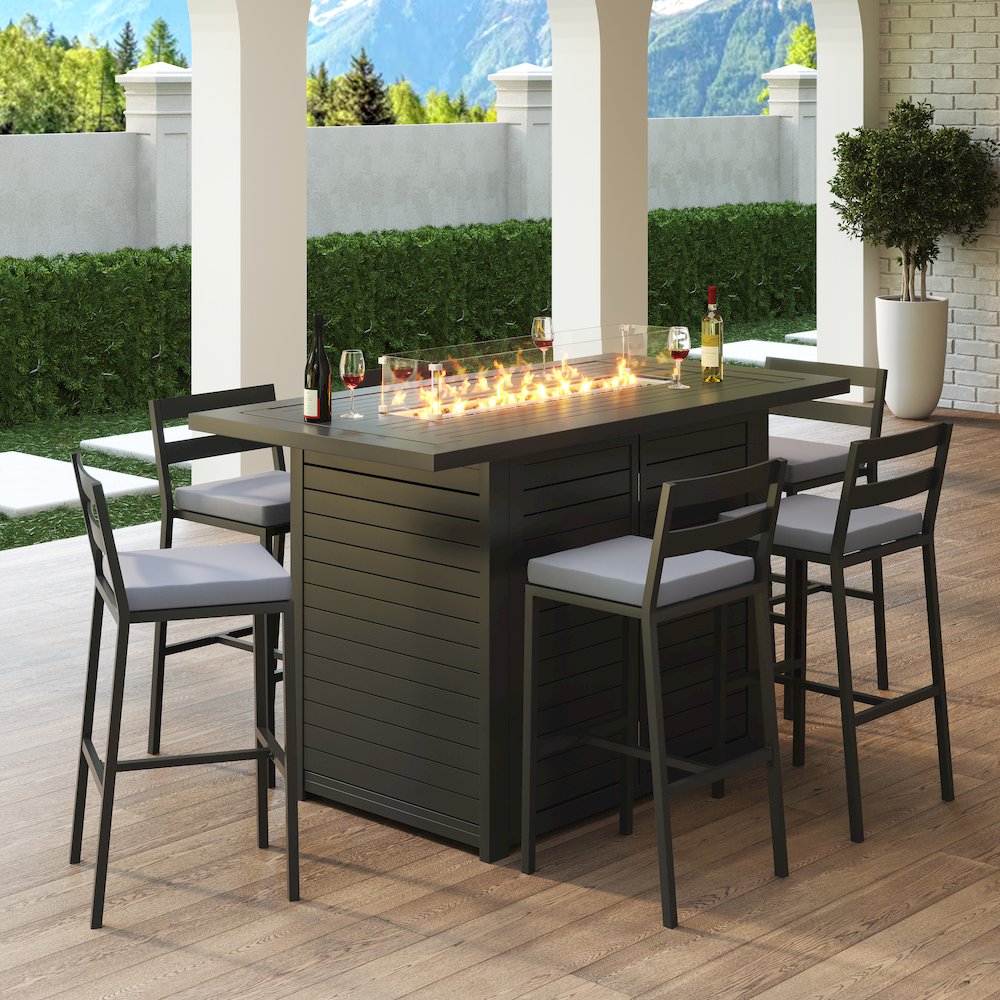 Chelsea Collection Aluminum Outdoor Dining Set