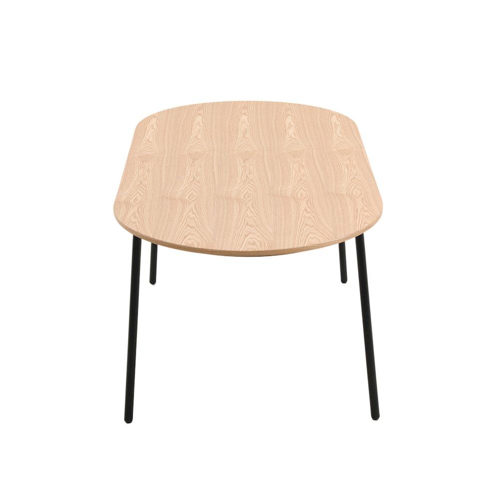 Tule Modern 71" Oval Dining Table in Natural Wood