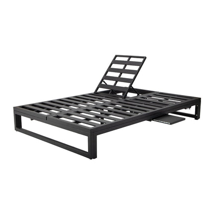 Chelsea Convertible Lounge Reclining Double Chaise With Cushions