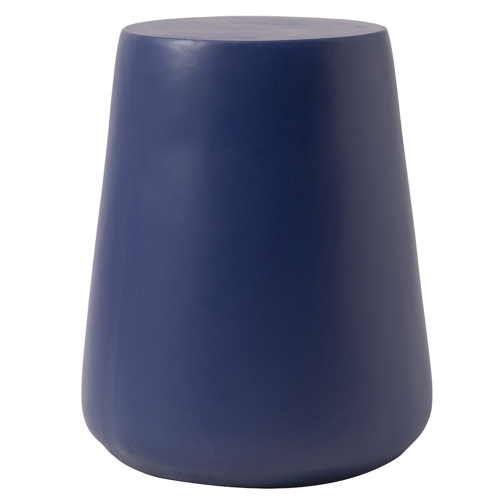 Modern Side End Table Glint Series In Saphire Blue