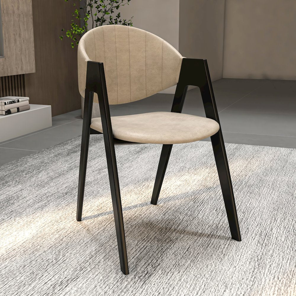 Savor Collection Modern Dining Chair in Toupe