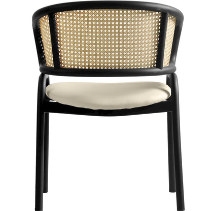 Ervilla - Dining Chair - Beige Leather