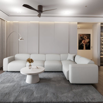 Whisper 4-Seater Conversation Set With a Chaise Lounge Chair in Beige