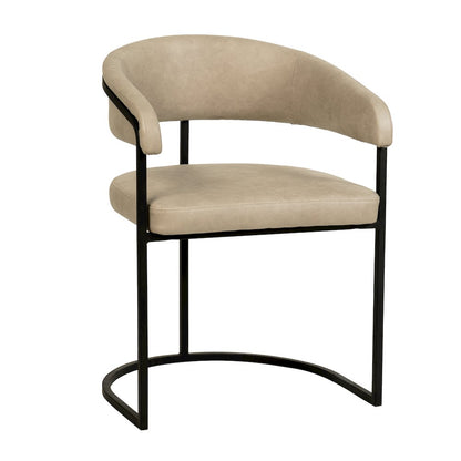 Aero Collection Modern Dining Chair in Toupe
