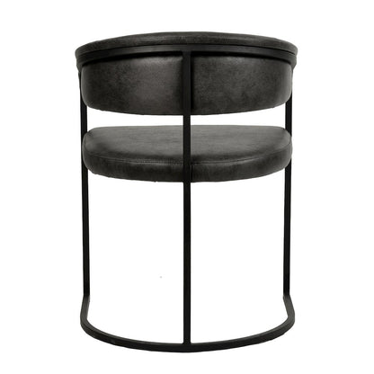 Aero Collection Modern Dining Chair in Charcoal