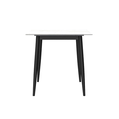 Zayle 7-Piece Dining Set with 55" Rectangular Dining Table in Green
