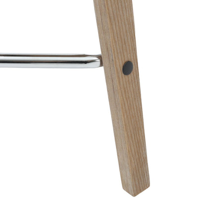 Wooden Counter Stool in Brown