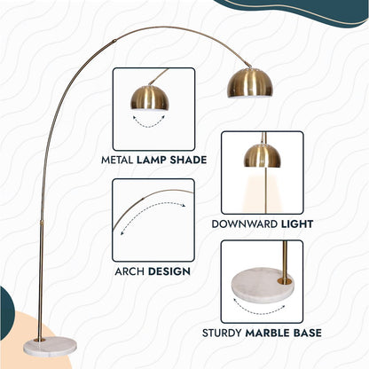 Arco Mid-Century Modern Arched Floor Lamp