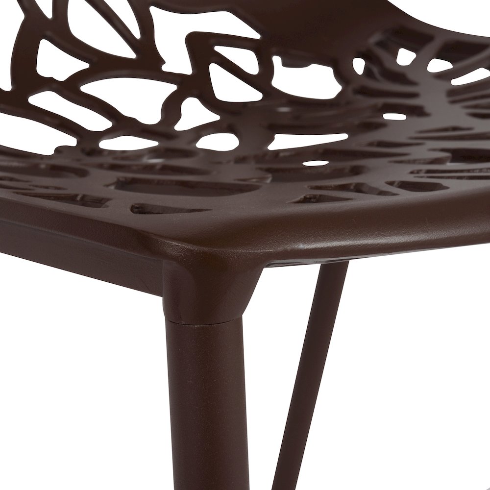 Modern Devon Aluminum Chair, Set of 2