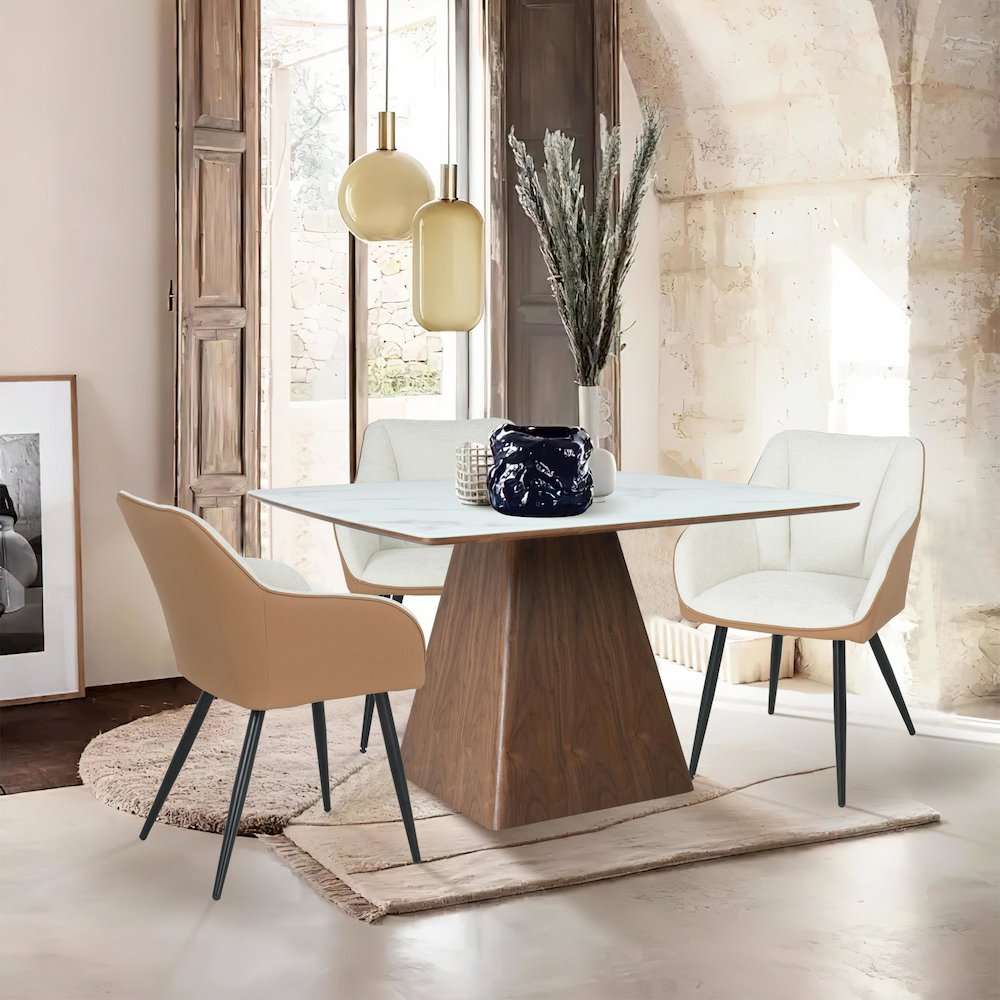 Zephry Collection Modern Dining Wooden Square Dining Table
