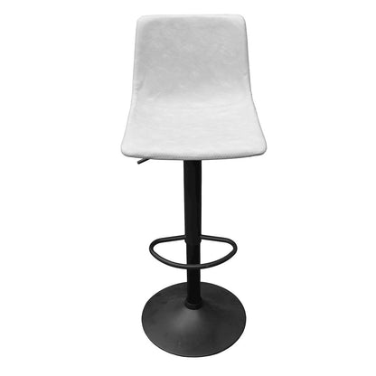 Tilbury Modern Adjustable Bar Stool in Light Grey