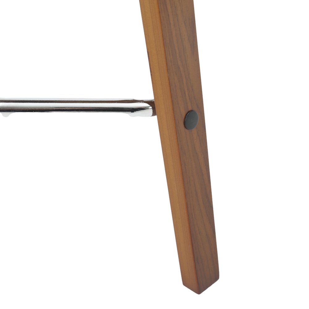 Wooden Counter Stool in Black