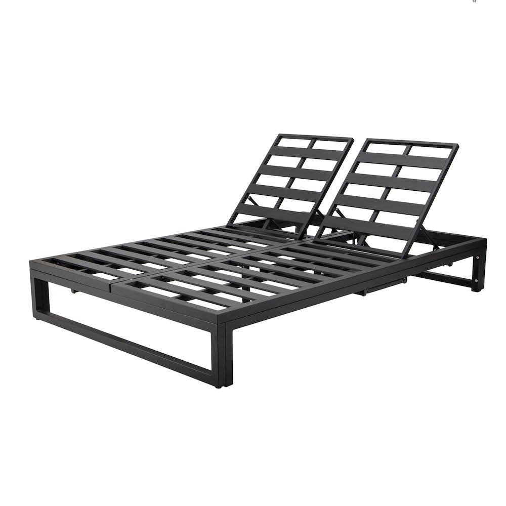 Chelsea Convertible Lounge Reclining Double Chaise With Cushions