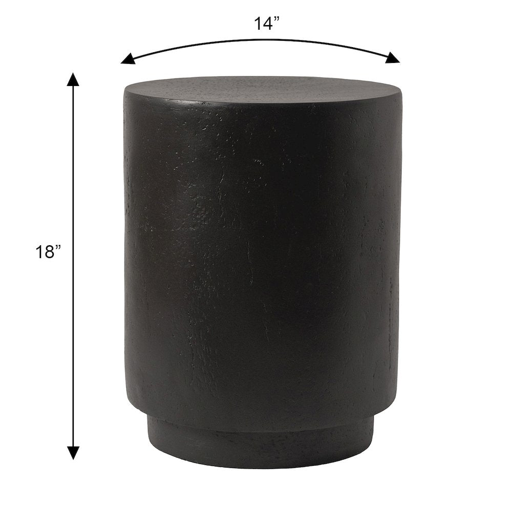 Modern Side End Table Ramble Series In Black