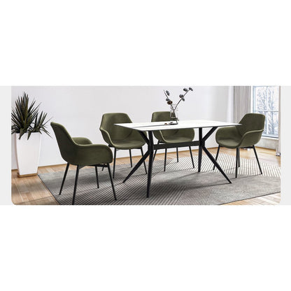 Lawrence Acrylic Folding Chair With Gold Metal Frame