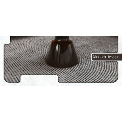Tully Collection Glass Coffee Table Grey glass, Black Rim with Black GLass Top