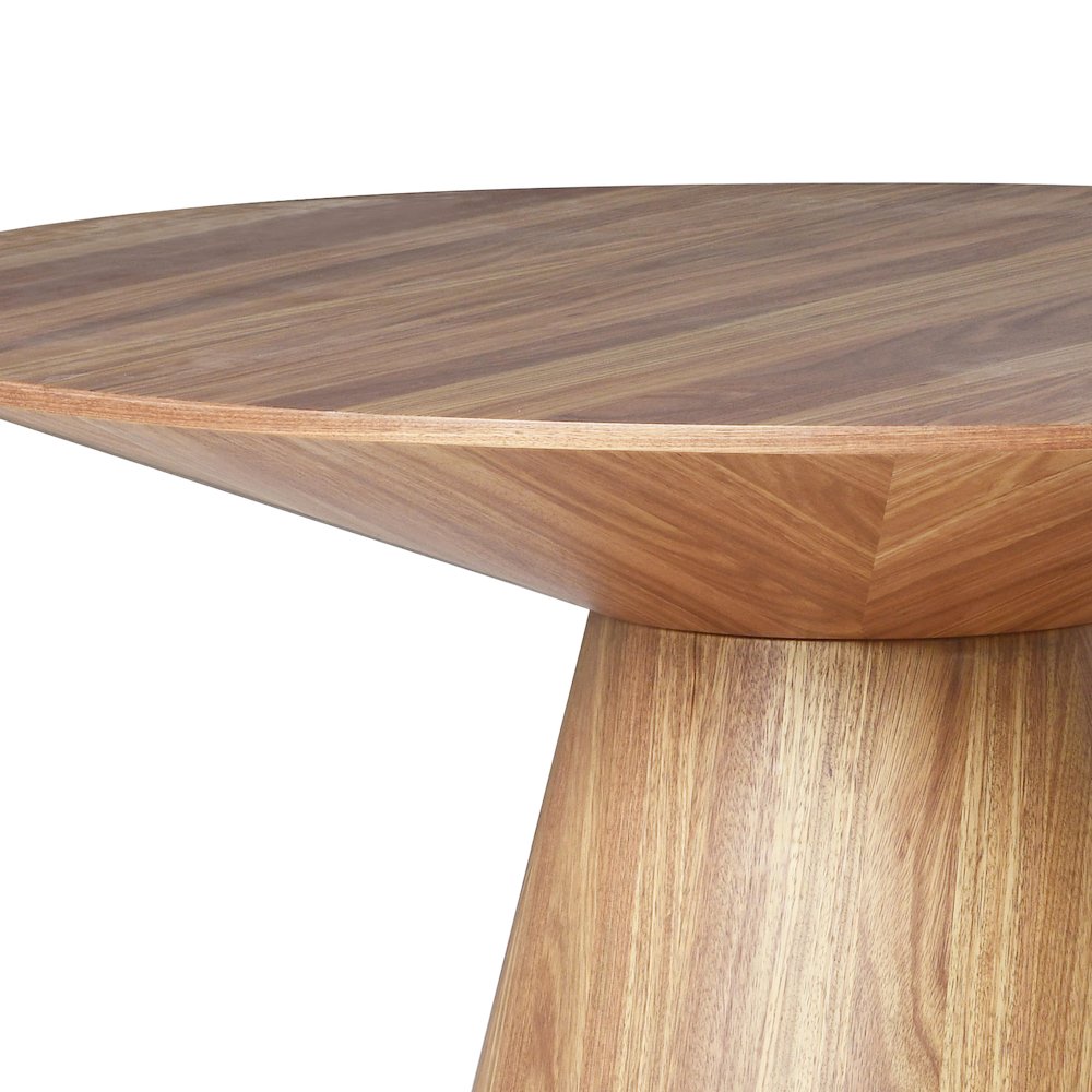 5-Piece Dining Set in Walnut/Light Grey