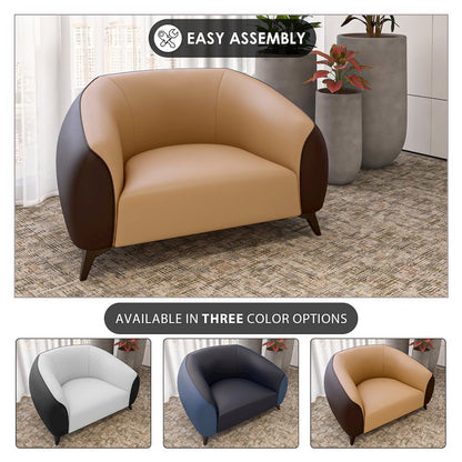 Opula Collection Single Seater Sofa In Brown