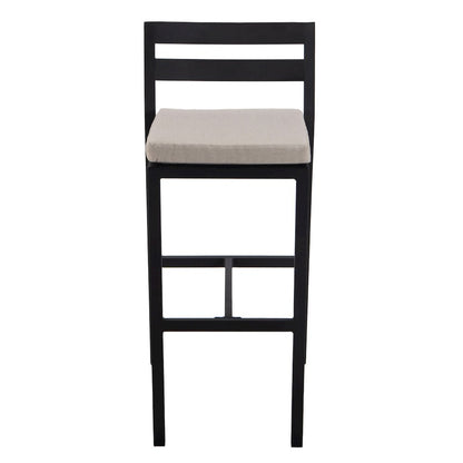 Chelsea Collection Modern Aluminum Outdoor Bar Chair Set of 4