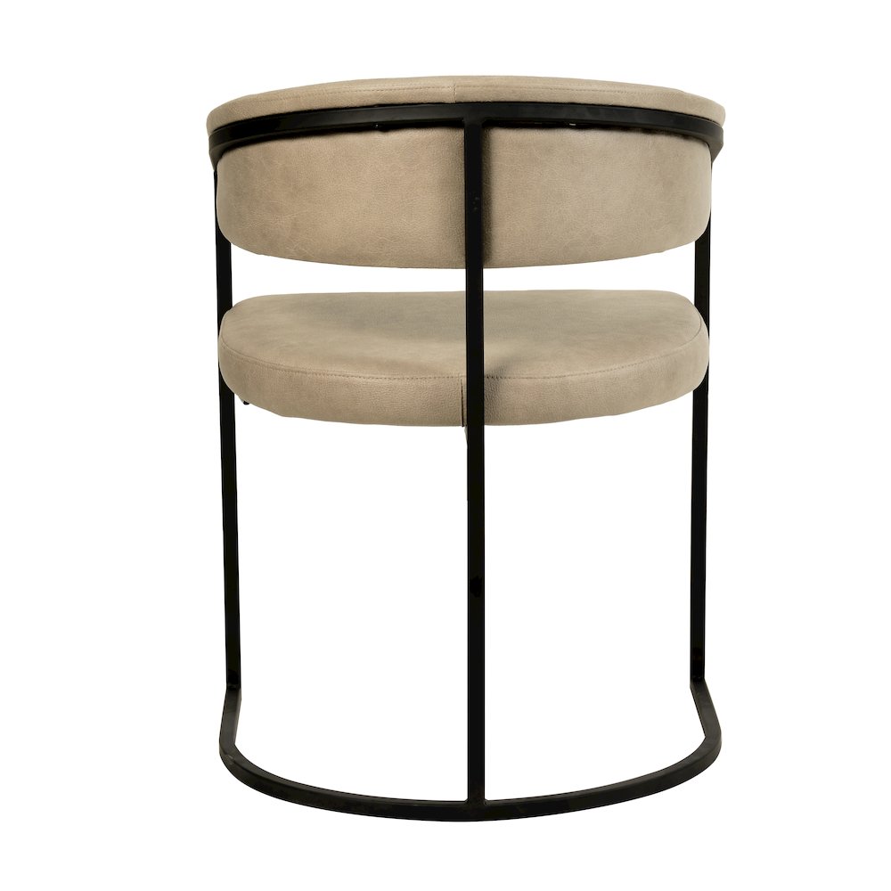 Aero Collection Modern Dining Chair in Toupe