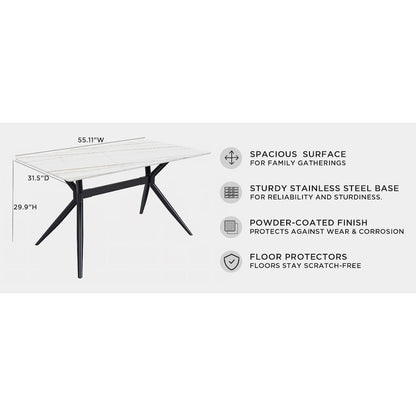 Lawrence Acrylic Folding Chair With Gold Metal Frame