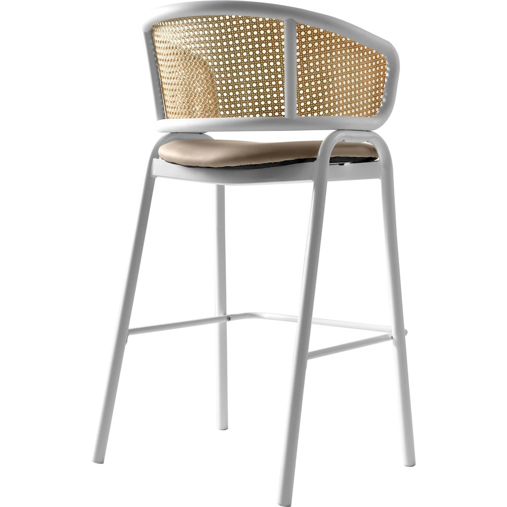Ervilla Wicker Bar Stool Set of 2