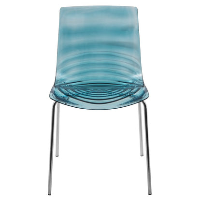 Astor Water Ripple Design Dining Chair Set of 4