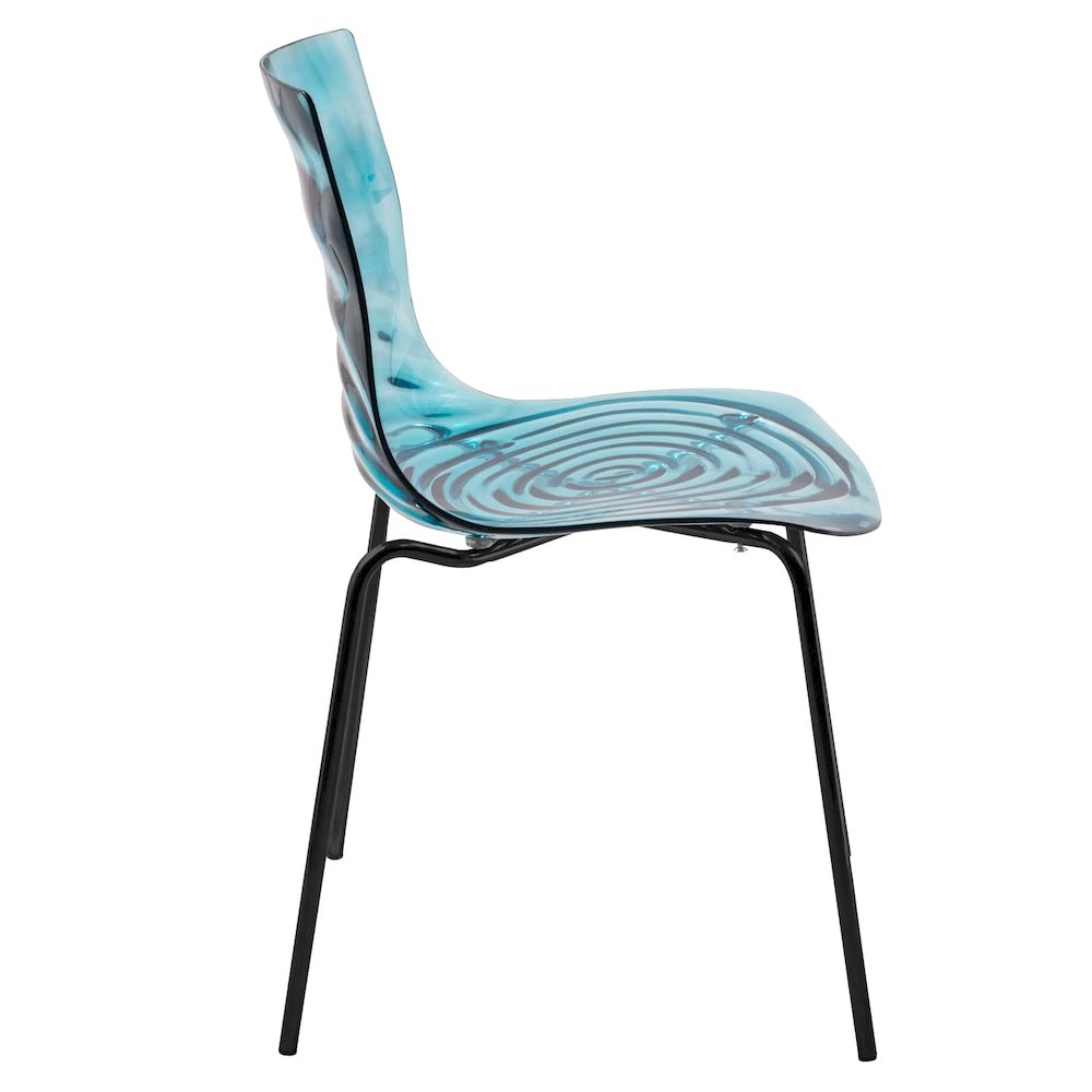 Astor Water Ripple Design Dining Chair