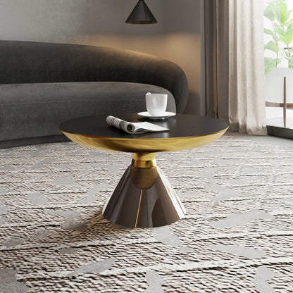 Hyalus Collection Glass Coffee table in Smoke