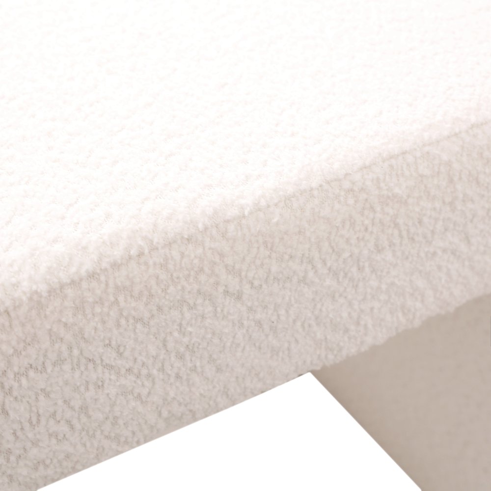 Vint 26” Bench Upholstered in Velvet Boucle