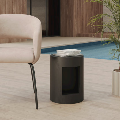 Modern Side End Table Nook Series In Black