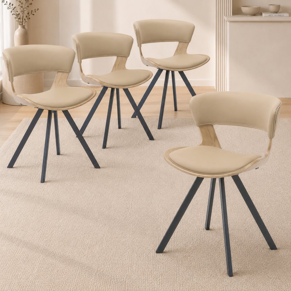 Klyra 5-Piece Aluminum Conversation Set with 2 accent chair in Grey