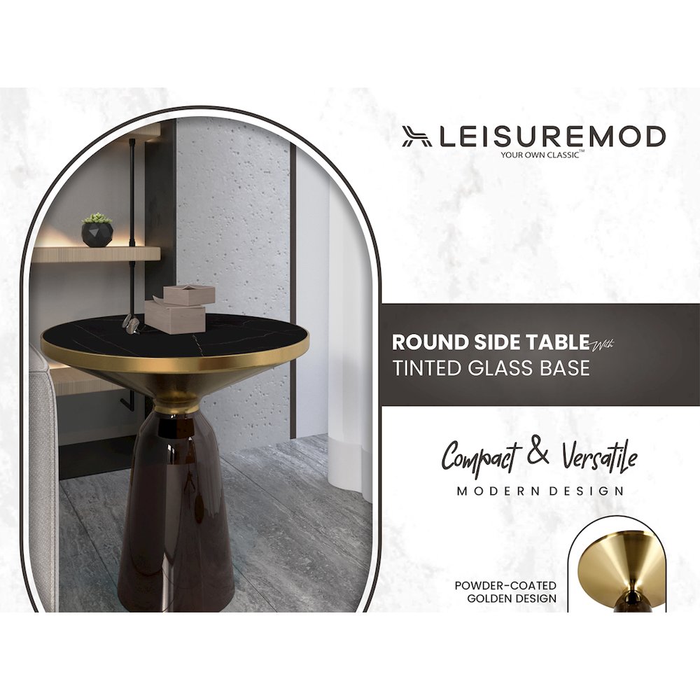 Tully Collection Glass side Table