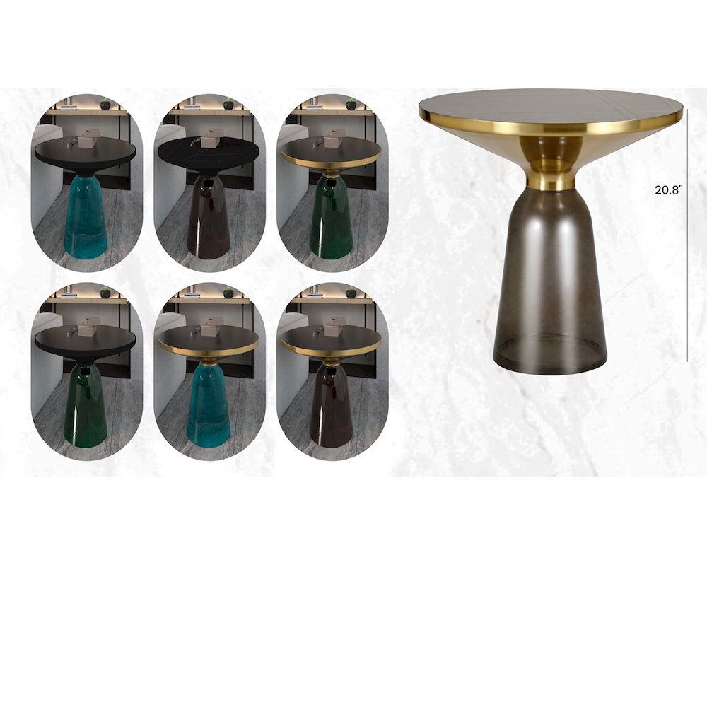 Tully Collection Glass side Table