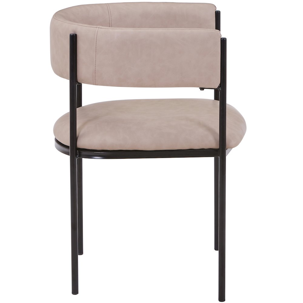 Cyril Collection Modern Chair in Taupe